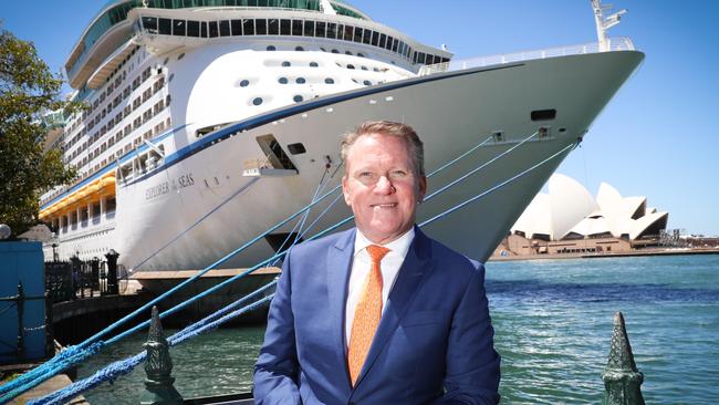 Steve Odell, the outgoing chairman of the Cruise Lines International Association. Picture Renee Nowytarger.