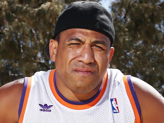 Former boxer and rugby league player John Hopoate will resurrect his boxing career with some fights on the Gold Coast this year. Picture: Brendan Radke.