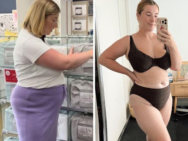 Mum reveals incredible 22kg weight loss. Picture: Instagram/@ellierpritchard