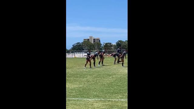 Jarryd Hayne warms up prior to footy return