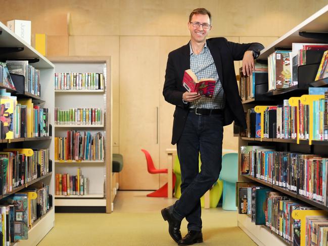 03/07/2018: Evidence for Learning CEO Matt Deeble at Woollahra Library in Double Bay, Sydney.Pic by James Croucher