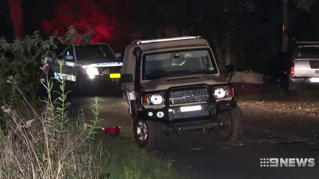 The scene of the crash on Settlers Rd, Lower Macdonald in September 2019. Picture: 9 News