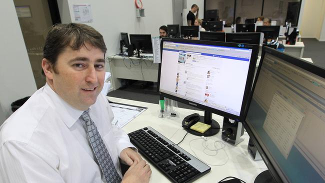 Former Gold Coast Cabs CEO Martin O'Riordan pictured at the company’s base in Helensvale.