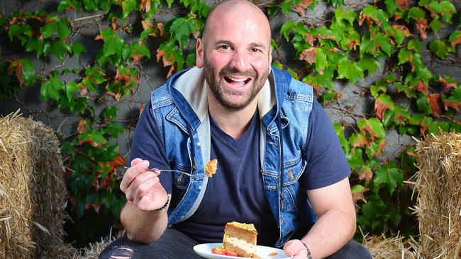 George Calombaris says he has gone back to basics at work. Picture: Nicki Connolly