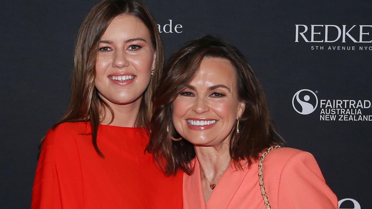 Brittany Higgins and Lisa Wilkinson together at the Marie Claire International Women's Day Breakfast in 2022. Picture: Lisa Maree Williams/Getty Images