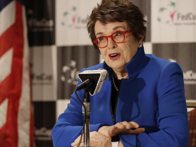 The report has been endorsed by tennis great Billie Jean King. 