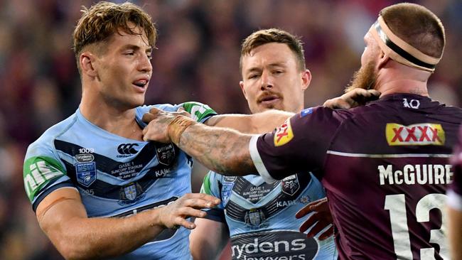 Murray looked right at home at Origin level. Photo: AAP Image/Darren England