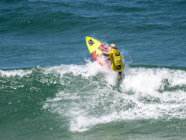 Byron Bay surfer Leihani Kaloha Zoric claimed her second title in as many days, taking out the Under-10 Girls division of the Woolworths Surfer Groms Competition at Coffs Harbour.