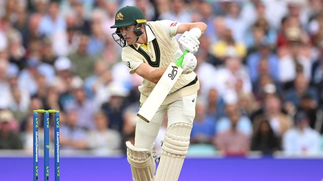 Labuschagne has struggled to keep the scoreboard ticking over. (Photo by Stu Forster/Getty Images)