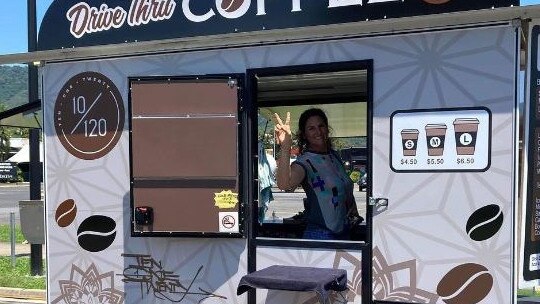 Ten One Twenty Cafe is a popular drive-through at Piccone’s in Manoora and owner Josie Zulaikha said some of her loyal customers are there three times a day for their caffeine fix. Picture: Supplied