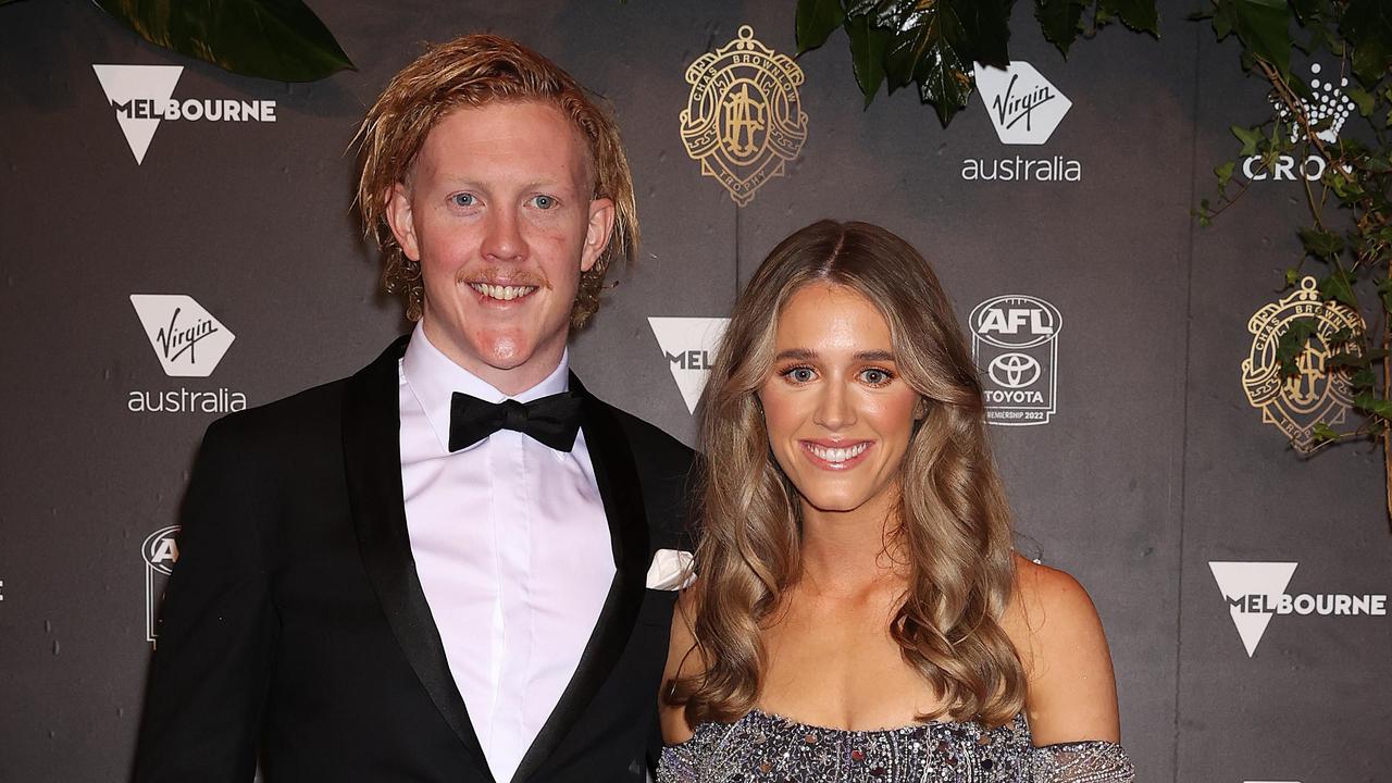 Clayton Oliver arrives at the Brownlow Medal count. Picture: Mark Stewart