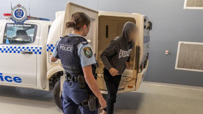 A JCTT involving NSW, AFP and ASIO officers executed warrants and made arrests in Sydney. Picture: NSW Police Media