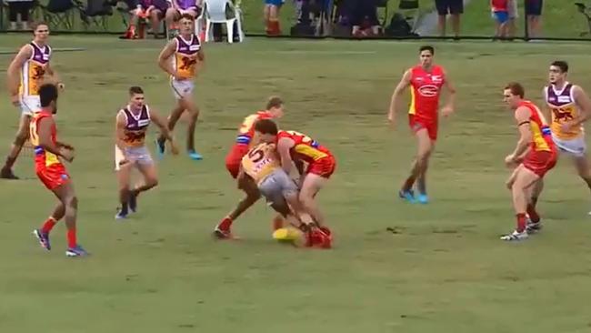 Tom Lynch could be in hot water for this bump.