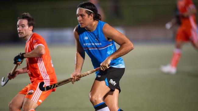 The first Festival of Hockey match between the Territory Stingers and Brisbane Blaze. Picture: Pema Tamang Pakhrin