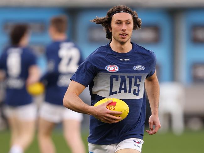 Jack Henry warming up ahead of the semi-final. Picture: Getty