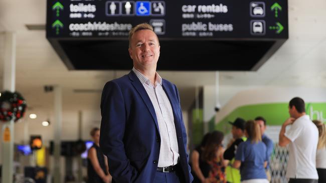 Gold Coast Airport CEO Chris Mills. Picture: Scott Powick.