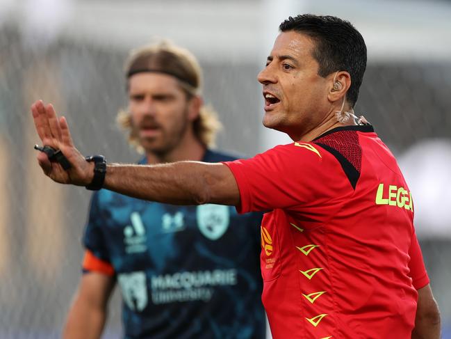 Decisions made by referees, including Alireza Faghani, that require VAR assistance will be explained to fans during the A-League finals series. Picture: Fiona Goodall/Getty Images