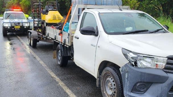 Police at work in Murwillumbah this week. Picture: Tweed/Byron Police District