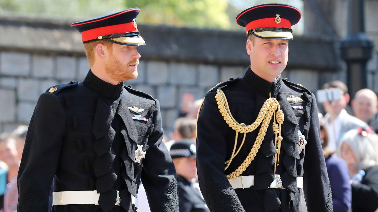 Prince William’s relationship with Prince Harry has been under scrutiny lately, following the release of Lacey’s book. Picture: Getty Images.