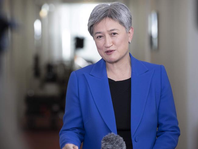 Foreign Minister Penny Wong called on China to act in her speech to the UN General Assembly. Picture: NCA NewsWire / Gary Ramage