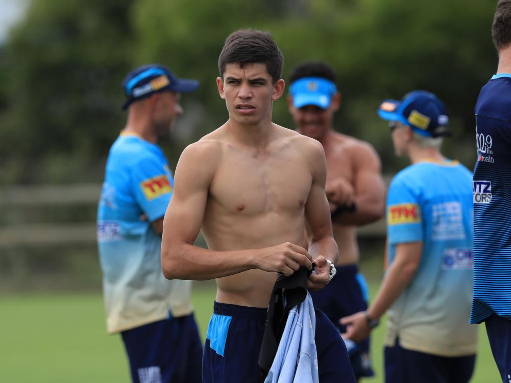 Campbell training with the Titans in 2020. Picture: Adam Head