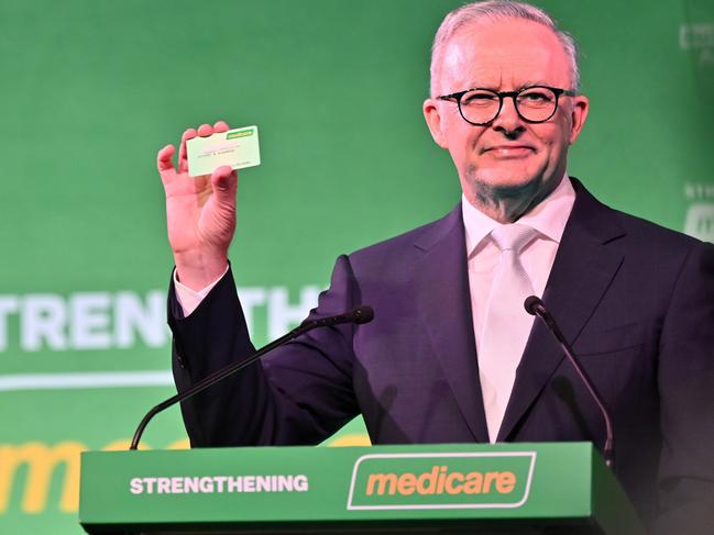 LAUNCESTON, TASMANIA, NewsWire Photos. 23 FEBRUARY, 2025. Prime Minister, Anthony Albanese makes a major speech about Laborâs plan to Build Australiaâs Future and Strengthening Medicare. Picture: NewsWire/ Scott Gelston