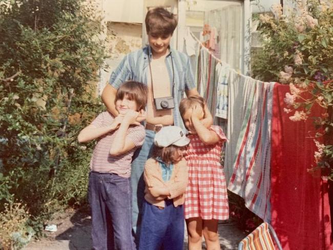 Matt Preston with his brother and two sisters.