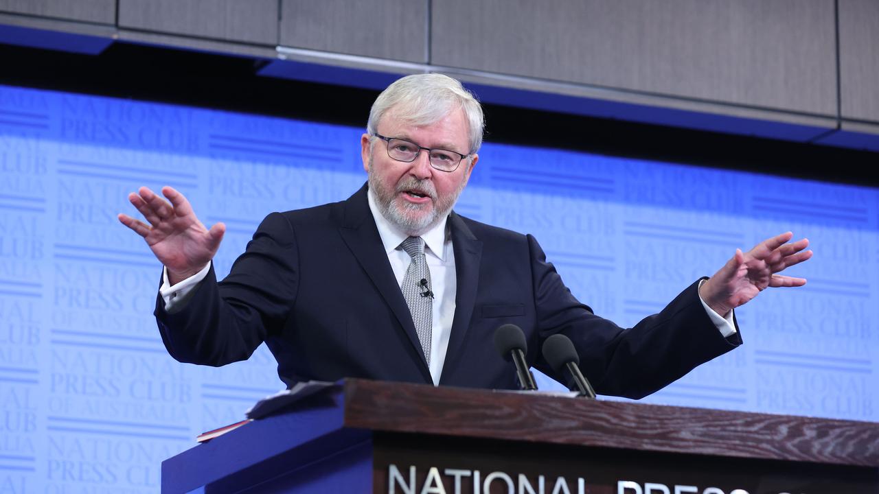 Former Prime Minister Kevin Rudd said he did not leak the letter. Picture: NCA NewsWire / Gary Ramage