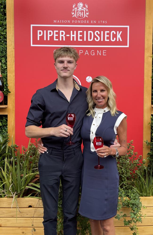 Jett and Tania Buckley at Piper-Heidsieck on day 4