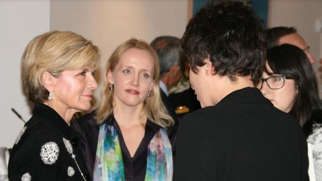 Ms Tarnawsky with Julie Bishop