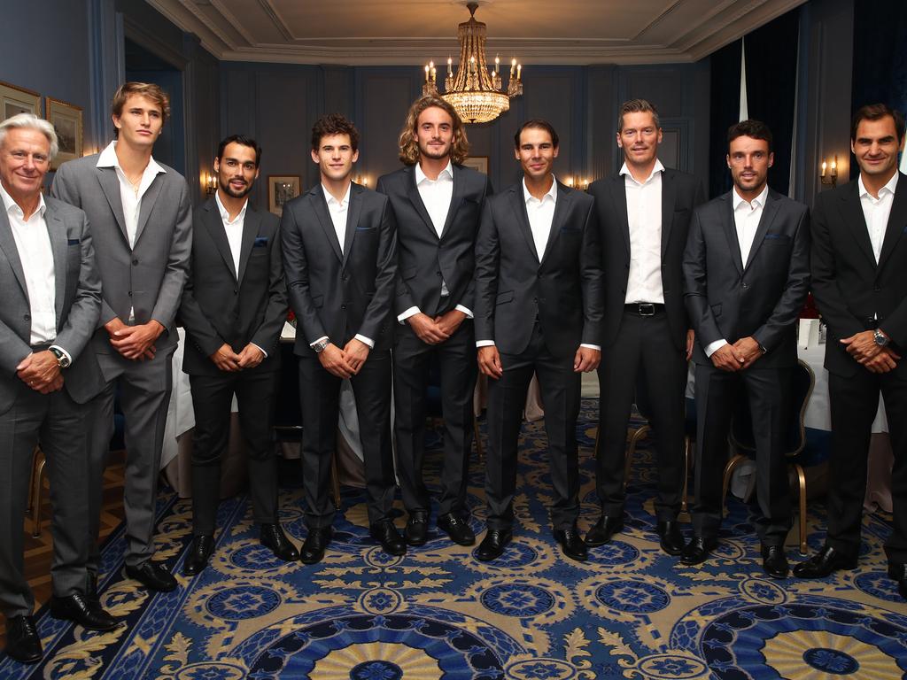 Team Europe. (Photo by Julian Finney/Getty Images for Laver Cup)