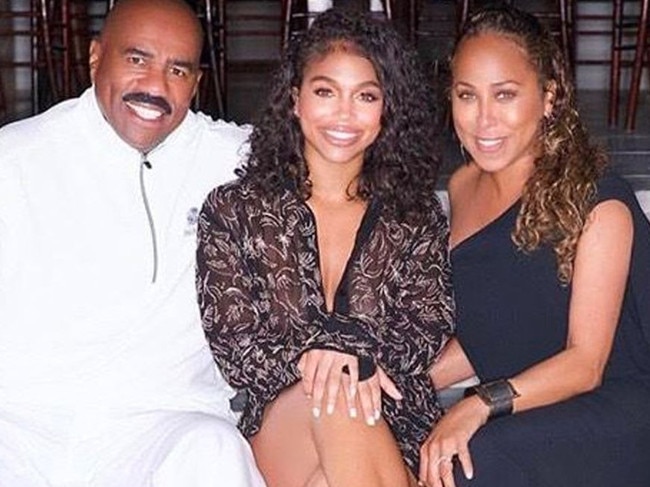 Lori is the daughter of Hollywood star Steve Harvey and wife Marjorie. Picture: Instagram