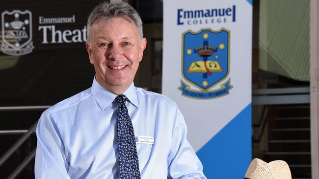 Emmanuel College Principal Patrick Innes Hill at the Open Day at the school. (Photo/Steve Holland)