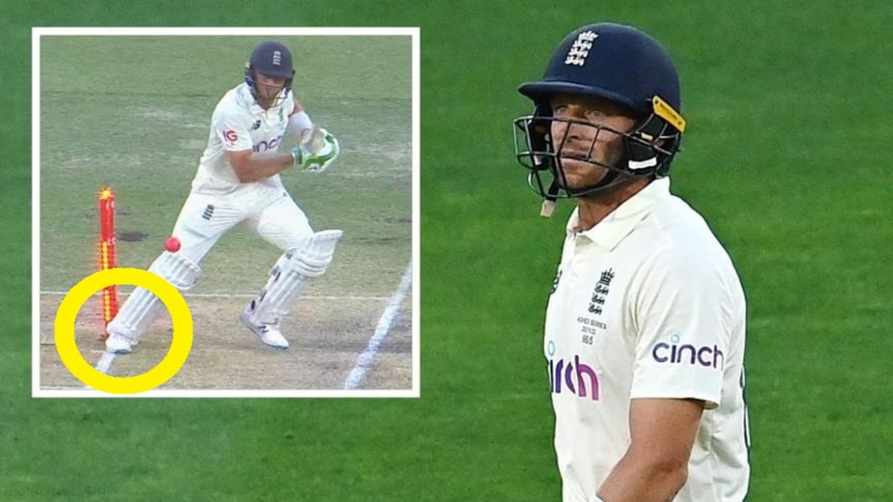 Ashes cricket 2021 live scores updates Jos Buttler hit wicket