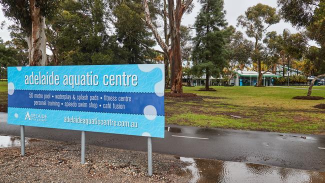 The Adelaide Aquatic Centre at North Adelaide. Picture: Matt Loxton