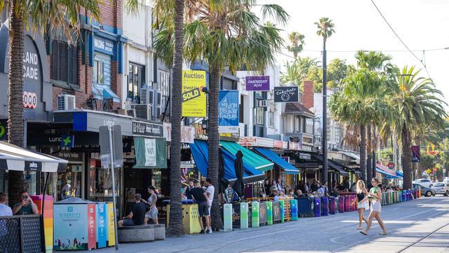 A frightened Acland St retail manager has revealed the violent threats and vile acts they were victim. Picture: Mark Stewart