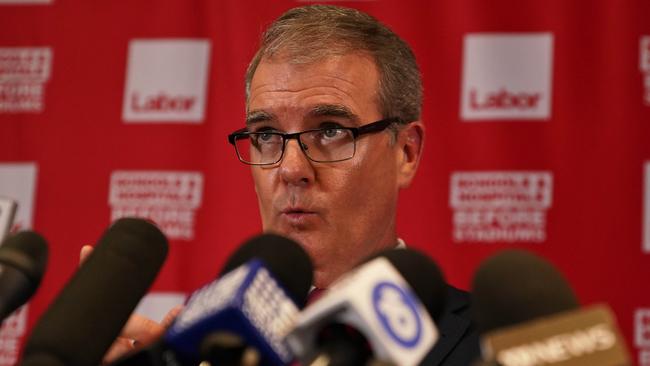 New Labor leader Michael Daley is supporting and looking after the welfare of Mr Foley. Picture: AAP Image/Ben Rushton