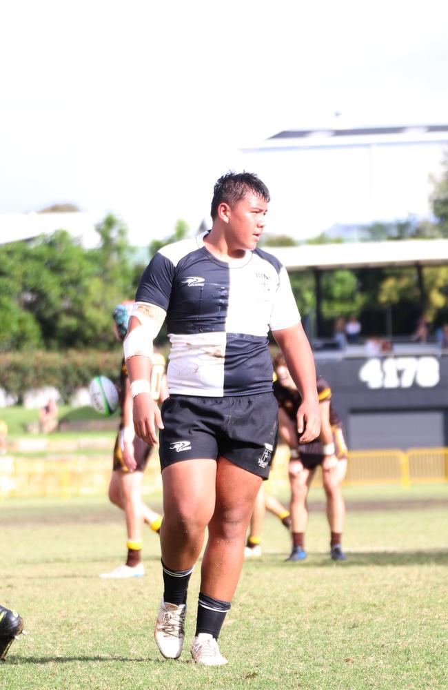 Bailey Swifte, 16, was outstanding against Ashgrove in round 1 and played 70 minutes in round 2, with his brother Kalix spurring him on off the bench in the second half.