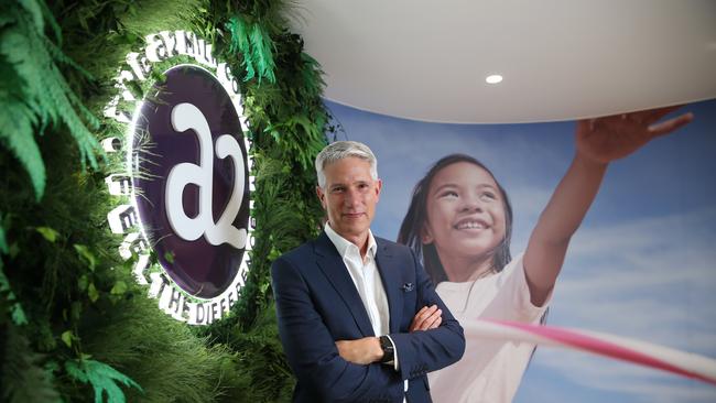 A2 Milk CEO David Bortolussi has reset the company’s China strategy and distribution, and as a result it has been gaining more market share as the Chinese reseller market returns. Picture: Britta Campion.