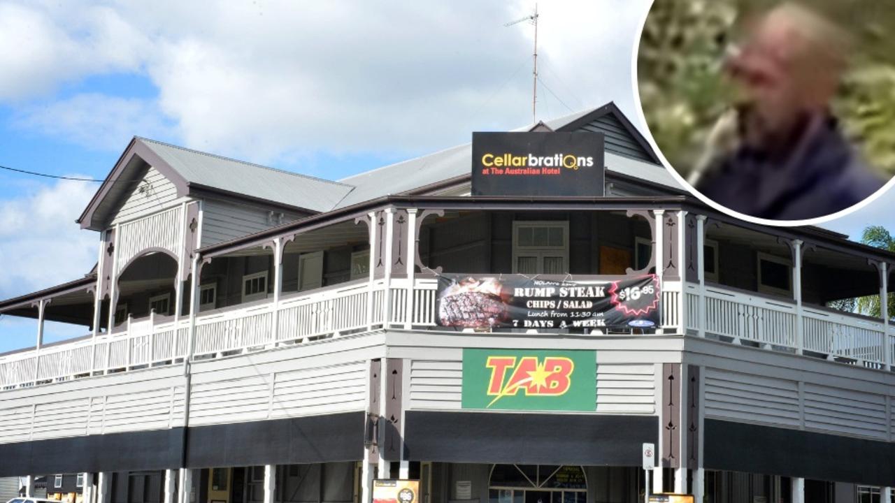 Roofer and father of three Keith Corey Bugslag, 43, pleaded guilty to assault occasioning bodily harm after his self-defence from an attacker at Gympie's Australian Hotel ‘went too far’.