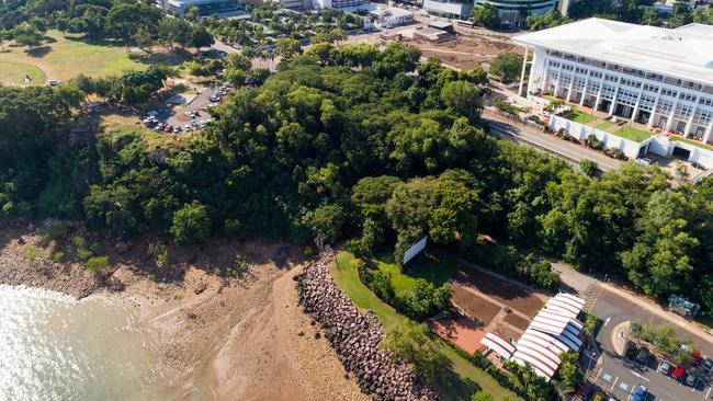 THE Darwin RSL has a plan to rebuild its venue on the Esplanade, just 90 metres from the Deckchair Cinema. Picture: Will Zwar