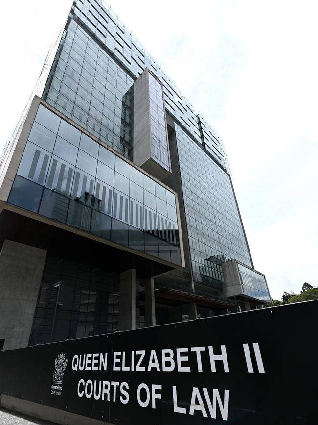 At Brisbane Supreme Court (pictured) on Thursday, Harley James Raithby Hoodless pleaded guilty to a single count of unlawful striking causing the death of Mr Finemore. Picture: NCA NewsWire / Dan Peled