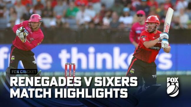 Melbourne Renegades v Sydney Sixers Match Highlights