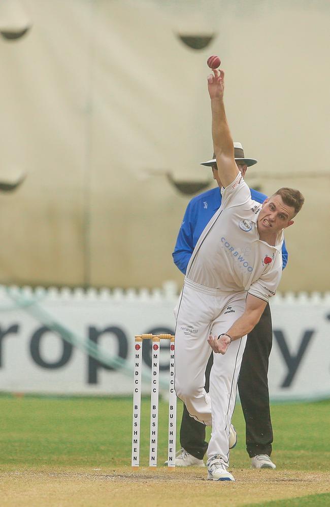 Coby Fitzgerald as Mudgeeraba v Queens - Premier First Grade at Alan Nielsen Park, Carrara. Picture: Glenn Campbell