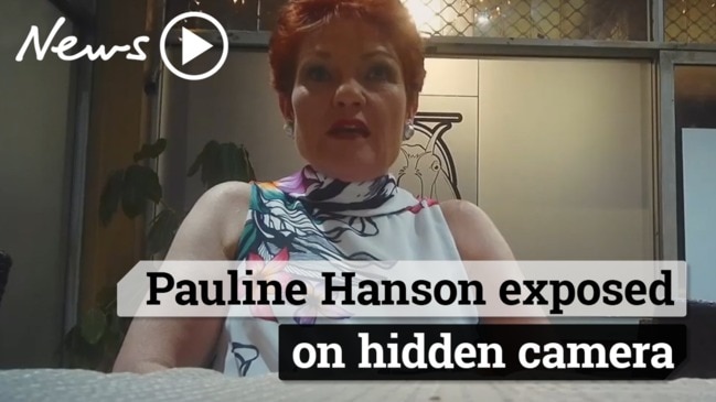 Pauline Hanson discusses Port Arthur massacre ‘conspiracy’ on hidden camera