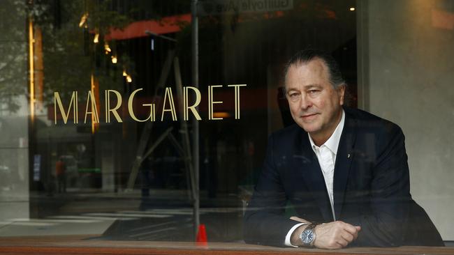 Chef Neil Perry at his new restaurant, Margaret in Double Bay. Picture: John Appleyard