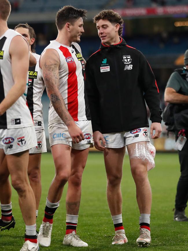 Coffield post-game. Picture: Michael Willson/AFL Photos via Getty Images