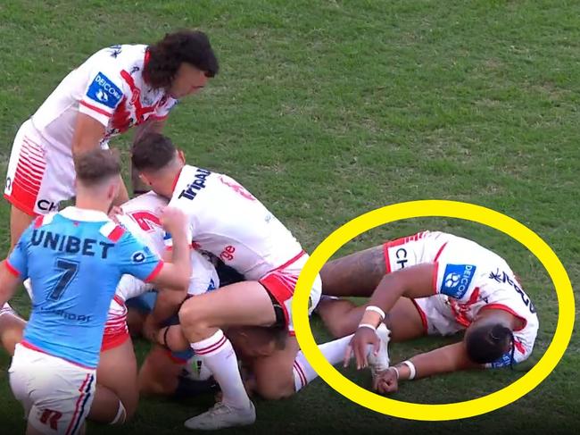 ‘Out and gone’: Sickening hit stuns Anzac clash