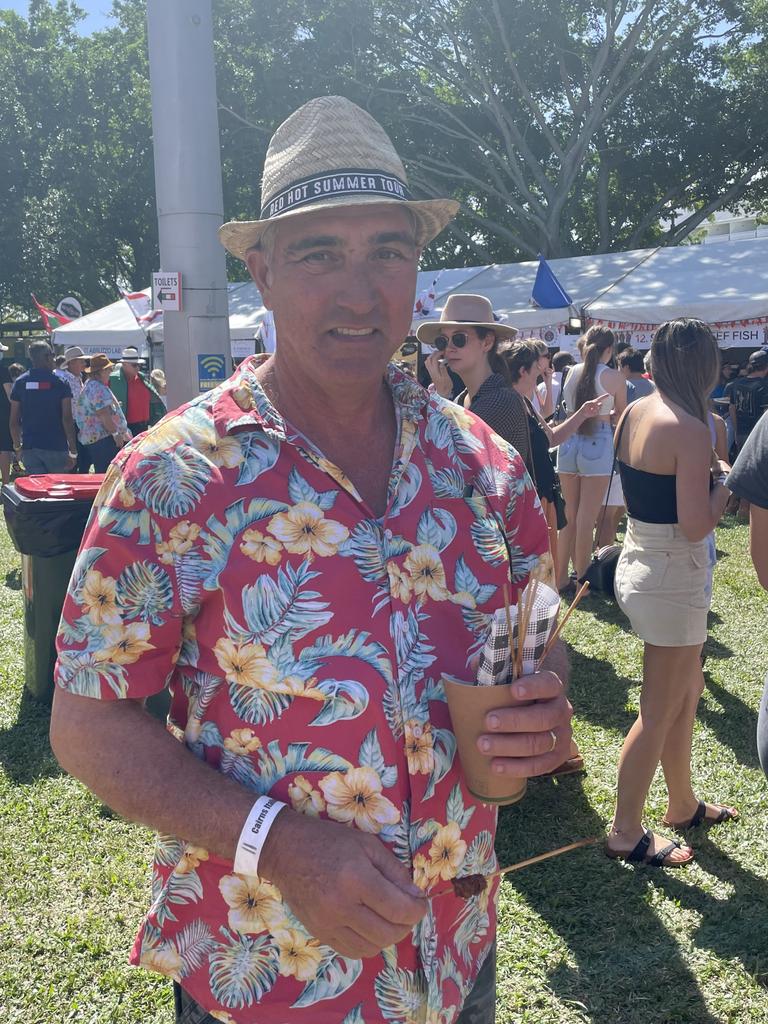 Cid Tiberi at the La Festa - Food and Wine day as part of Cairns Italian Festival at Fogarty Park. Picture: Andreas Nicola