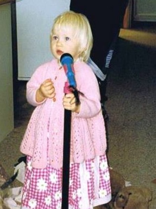 Even at a young age Anja Nissen was singing